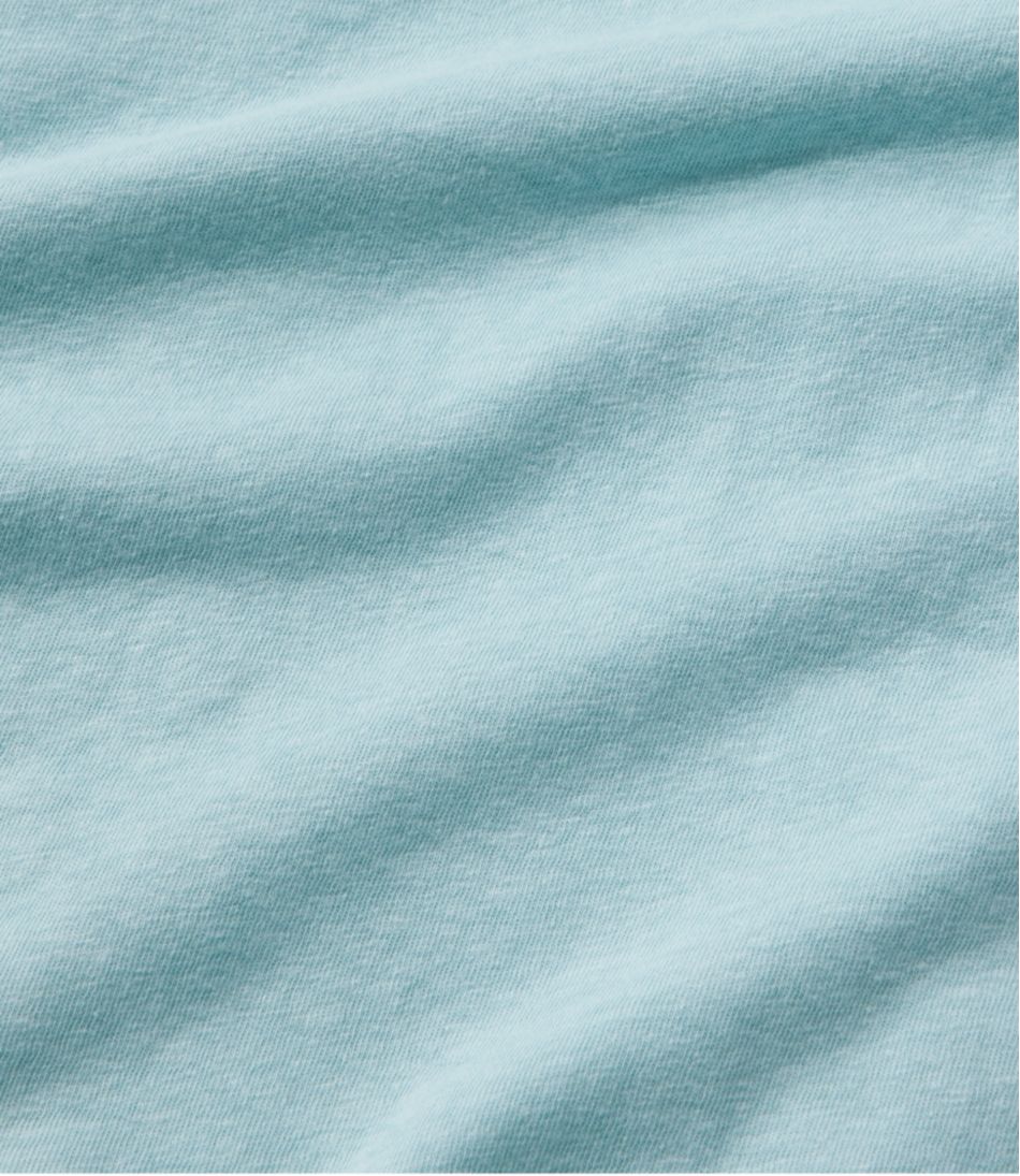 L.L.Bean Women's Linen/Cotton Tee, Three-Quarter-Sleeve Splitneck Polo CLOTHING