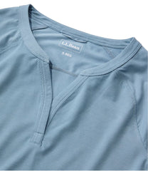 L.L.Bean Women's Ribbed Performance Tee, Long-Sleeve Splitneck CLOTHING|SALE