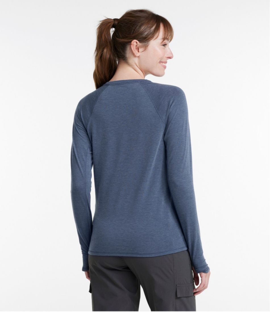 L.L.Bean Women's Everyday SunSmart® Tee, Crewneck Long-Sleeve CLOTHING|SALE