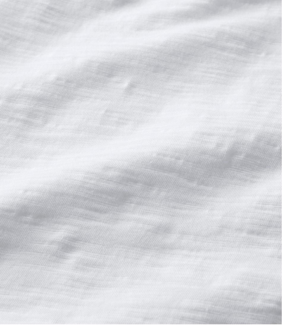 L.L.Bean Women's Signature Slub Tee, Short-Sleeve Henley CLOTHING|SALE
