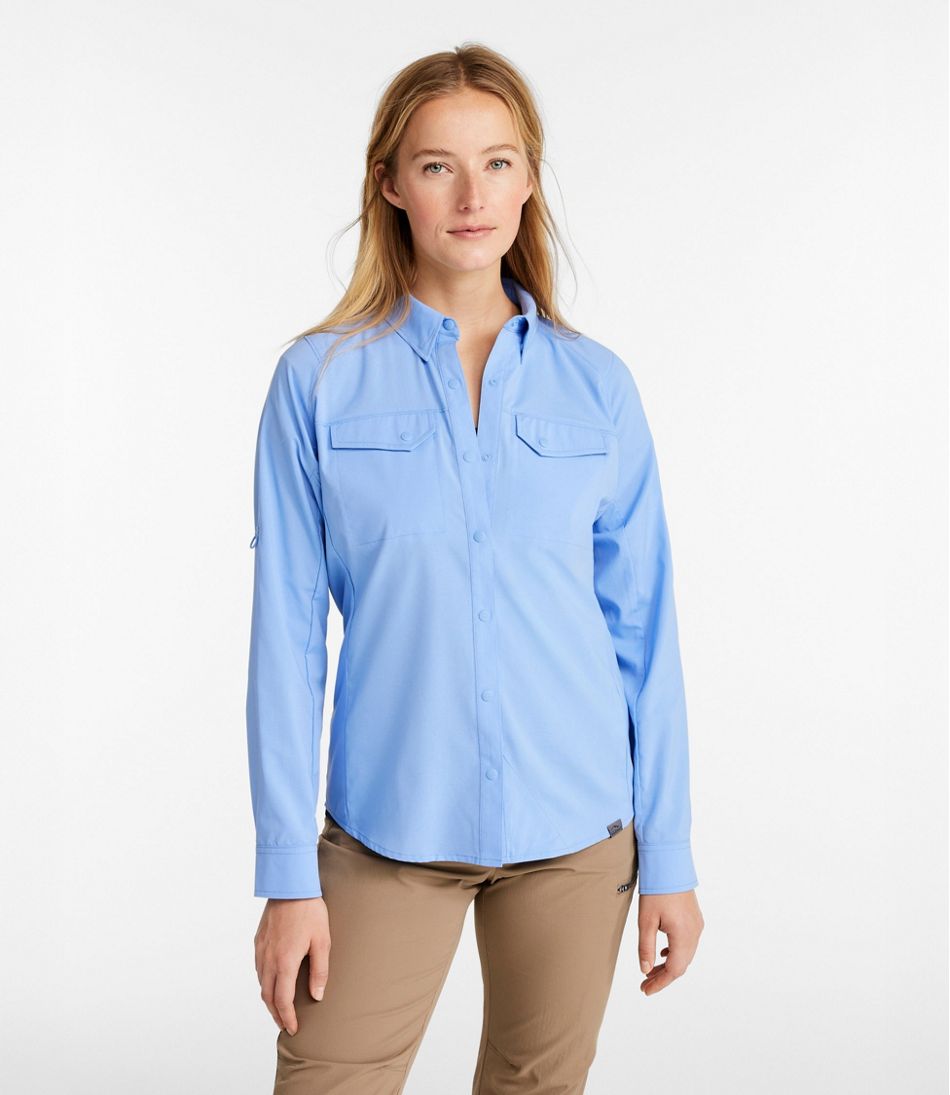 L.L.Bean Women's Tropicwear CoolPro Fishing Shirt, Long-Sleeve CLOTHING|OUTDOOR EQUIPMENT