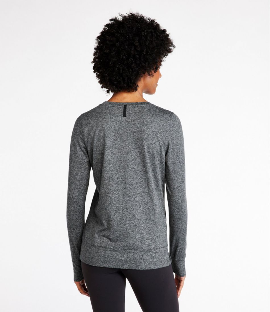 L.L.Bean Women's VentureSoft Twist-Front Top, Long-Sleeve CLOTHING|SALE