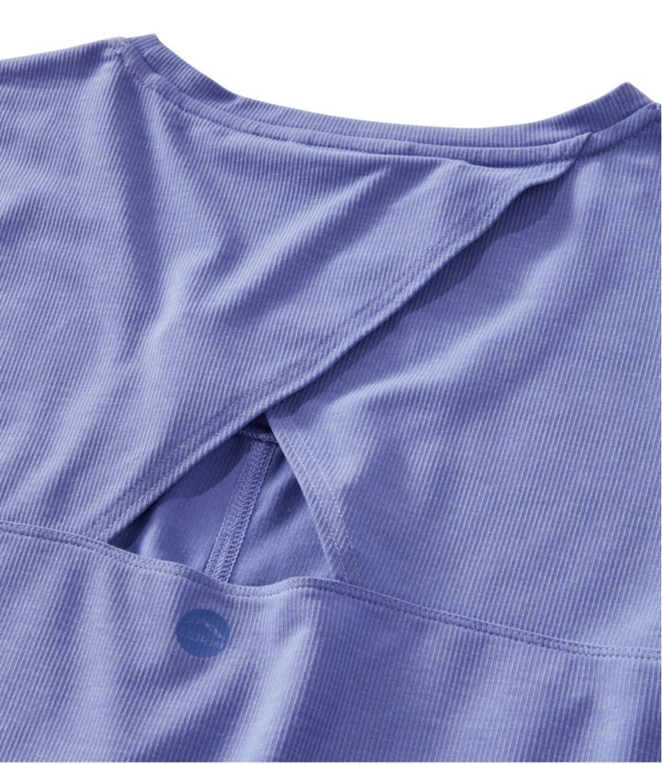 L.L.Bean Women's Ribbed Performance Tee, Short-Sleeve CLOTHING|SALE