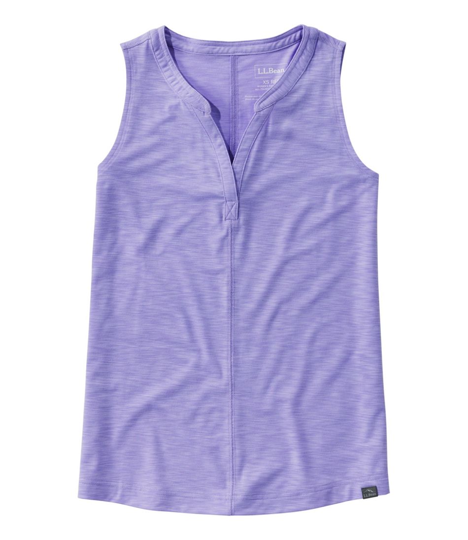L.L.Bean Women's Streamside Tank, Splitneck CLOTHING|SALE
