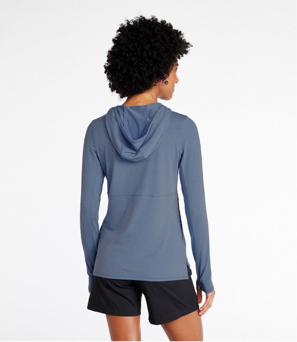 L.L.Bean Women's Everyday SunSmart® Hooded Pullover, Long-Sleeve CLOTHING|SALE