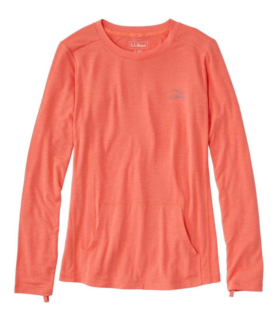 L.L.Bean Women's Tropicwear Comfort Crew, Long-Sleeve CLOTHING|OUTDOOR EQUIPMENT|SALE
