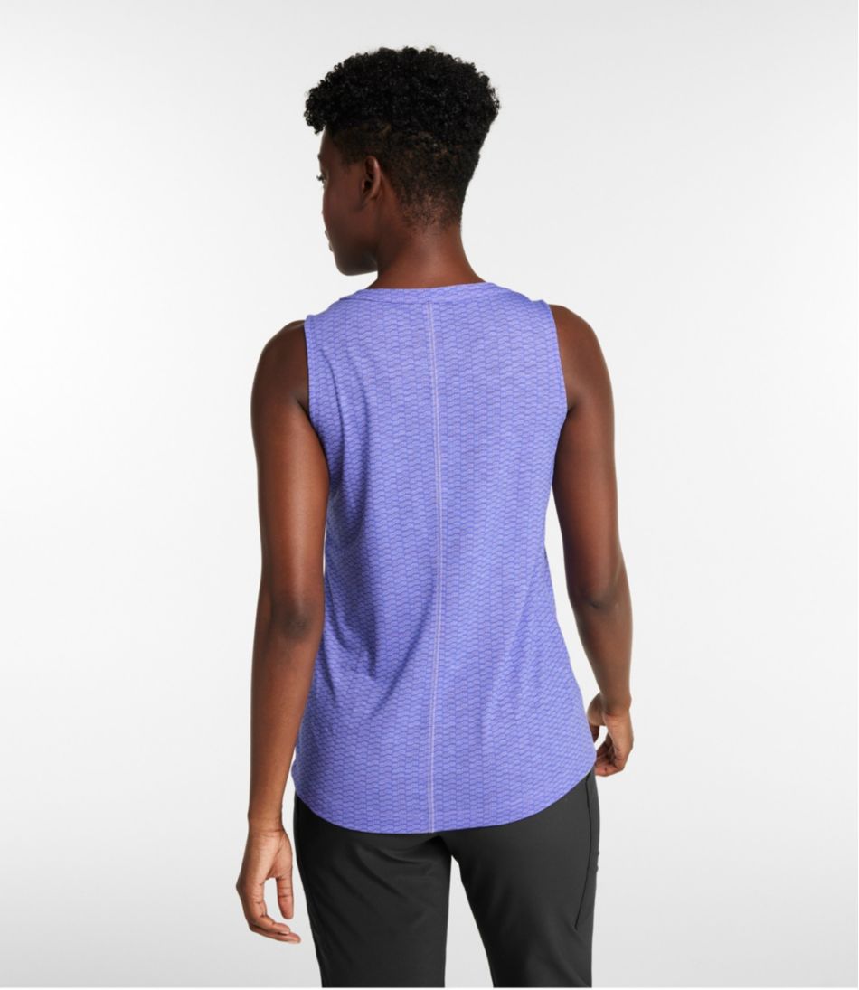 L.L.Bean Women's Streamside Tank, Splitneck Print CLOTHING|SALE