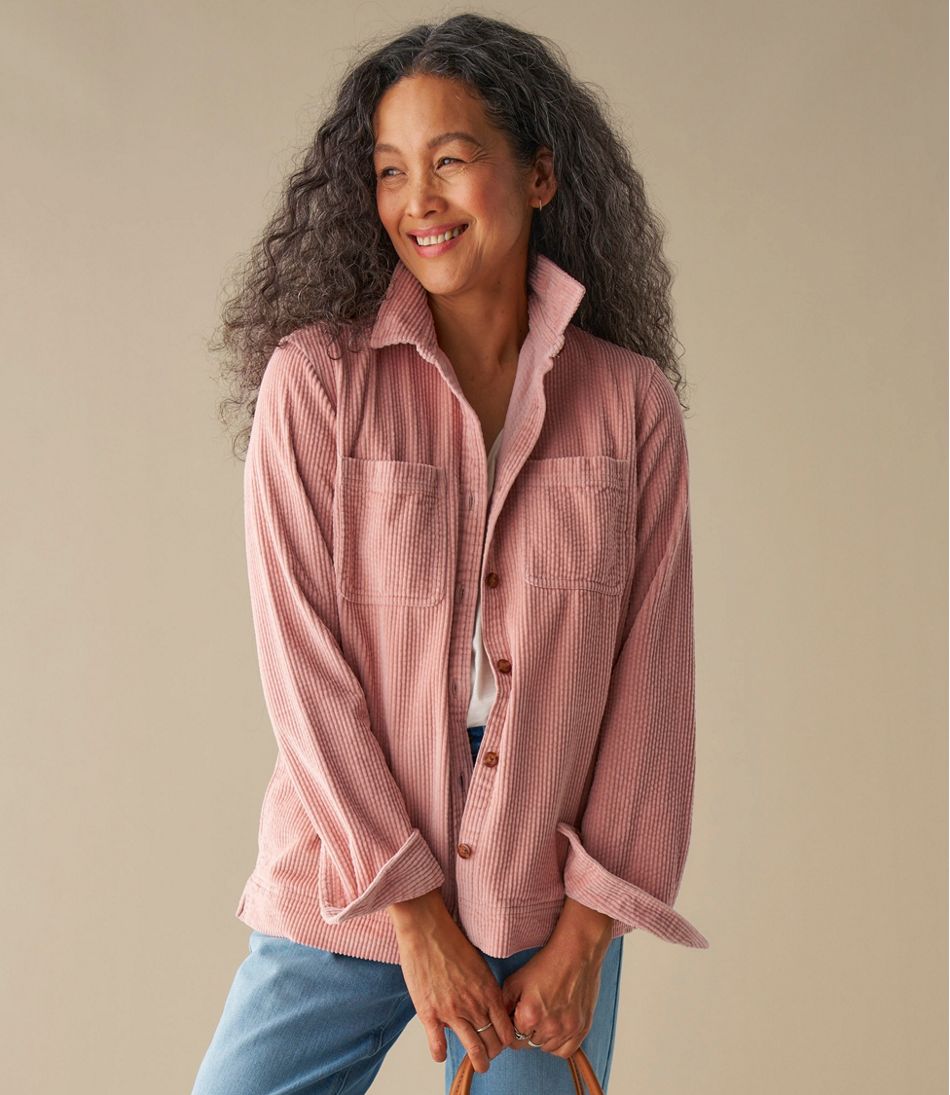 L.L.Bean Women's Comfort Corduroy Relaxed Shirt CLOTHING