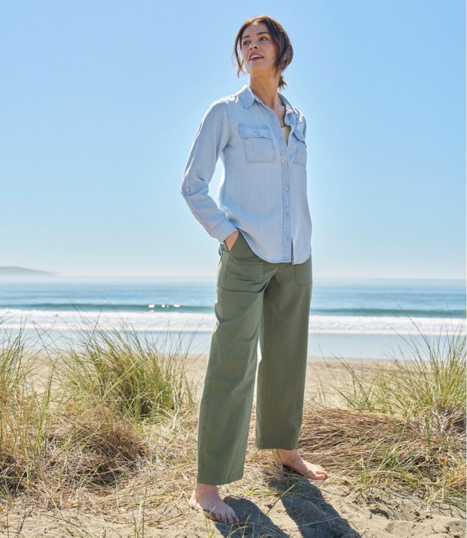 L.L.Bean Women's Soft-Washed Utility Shirt CLOTHING|SALE