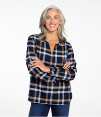 L.L.Bean Women's Whisperweight Flannel Popover Shirt CLOTHING|SALE