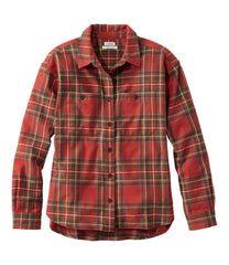 L.L.Bean Women's Scotch Plaid Flannel Shirt, Boyfriend CLOTHING|SALE