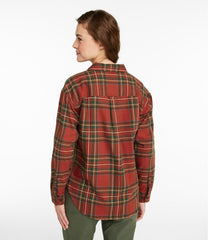 L.L.Bean Women's Scotch Plaid Flannel Shirt, Boyfriend CLOTHING|SALE