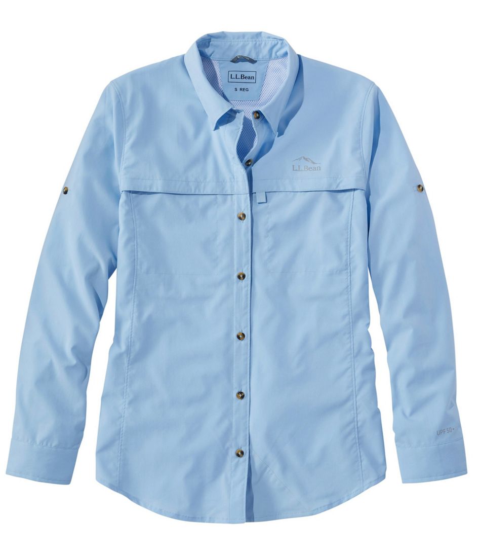 L.L.Bean Women's Tropicwear Shirt, Long-Sleeve CLOTHING|OUTDOOR EQUIPMENT