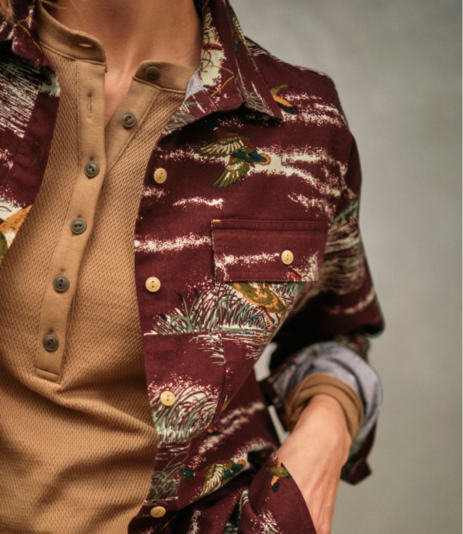 L.L.Bean Women's Signature Camp Flannel Shirt CLOTHING|SALE