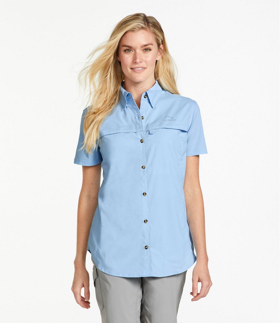 L.L.Bean Women's Tropicwear Shirt, Short-Sleeve CLOTHING|OUTDOOR EQUIPMENT