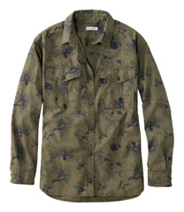 L.L.Bean Women's Signature Soft Poplin Shirt, Novelty CLOTHING|SALE