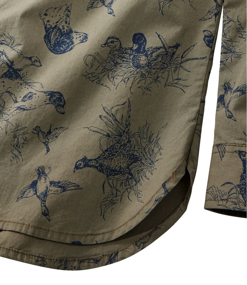 L.L.Bean Women's Signature Soft Poplin Shirt, Novelty CLOTHING|SALE