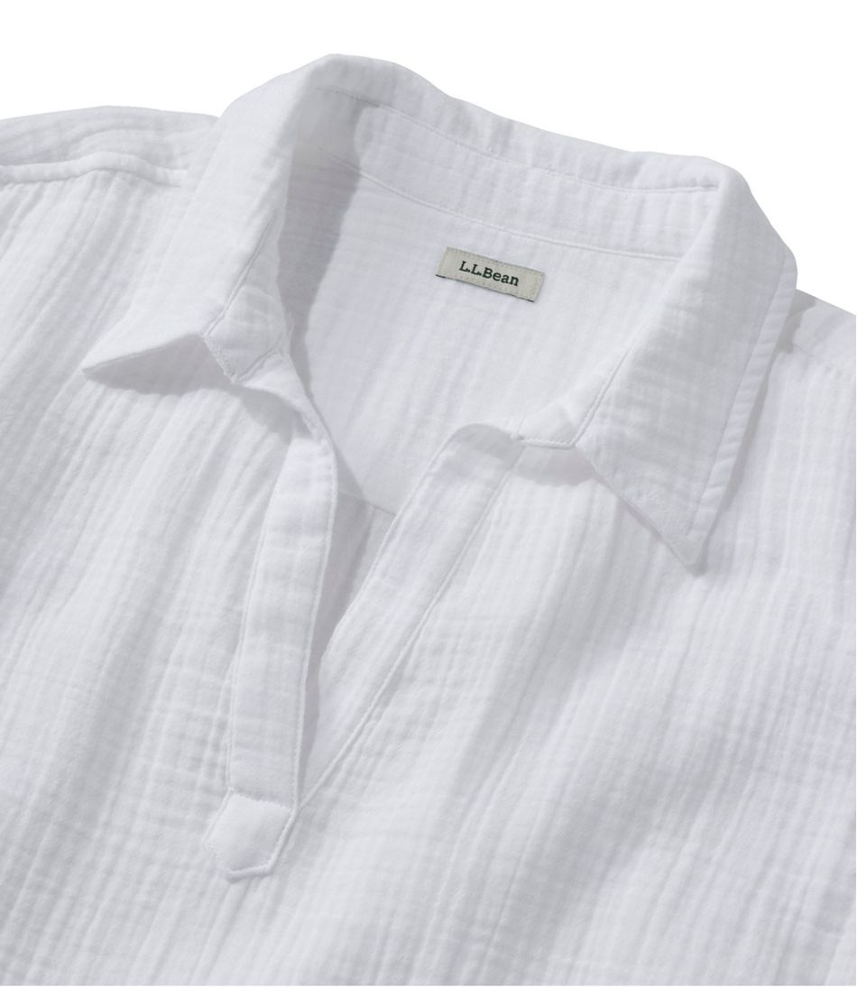 L.L.Bean Women's Cloud Gauze Shirt, Polo CLOTHING|SALE