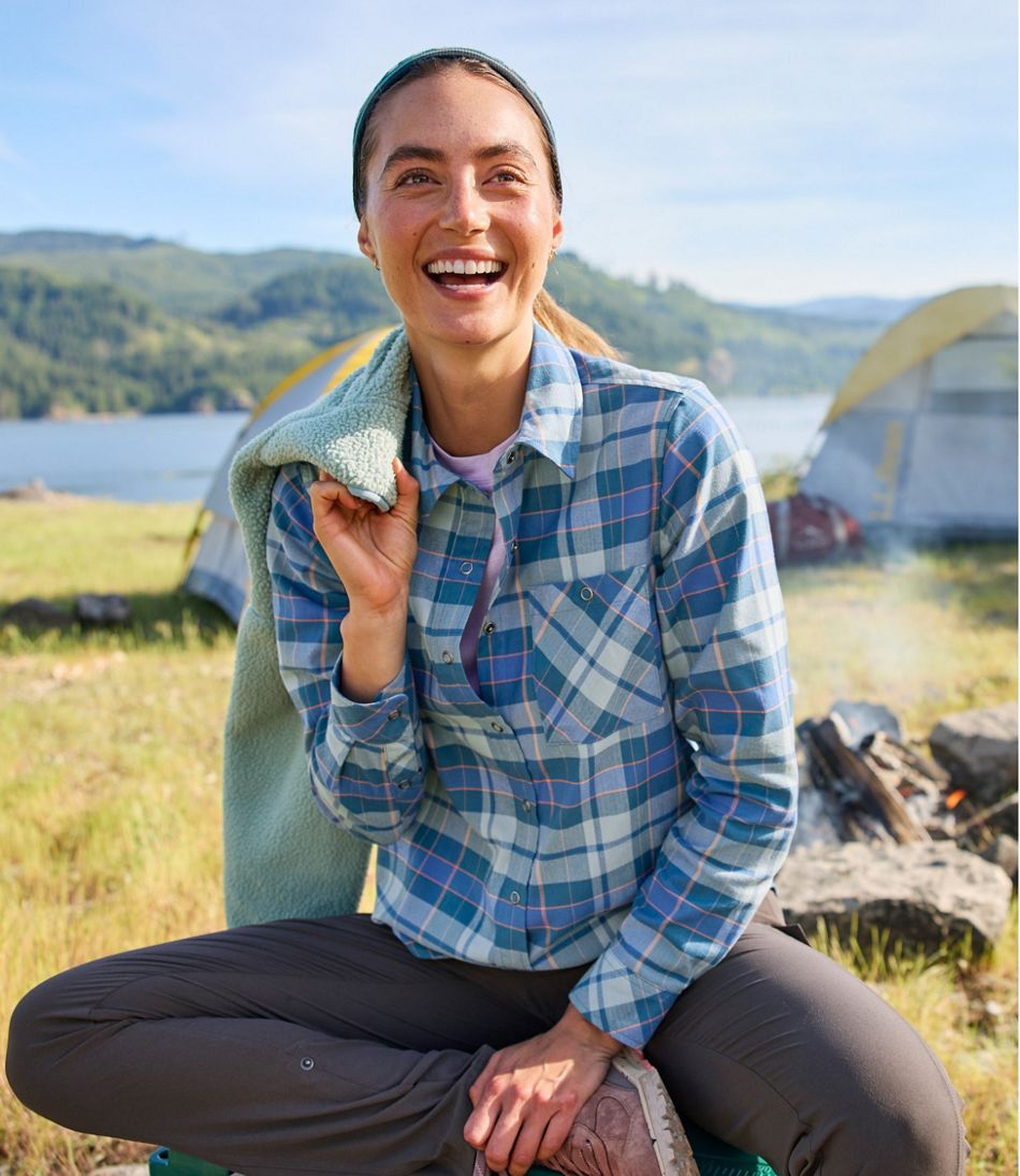 L.L.Bean Women's Mountainside Brushed Performance Shirt CLOTHING|SALE