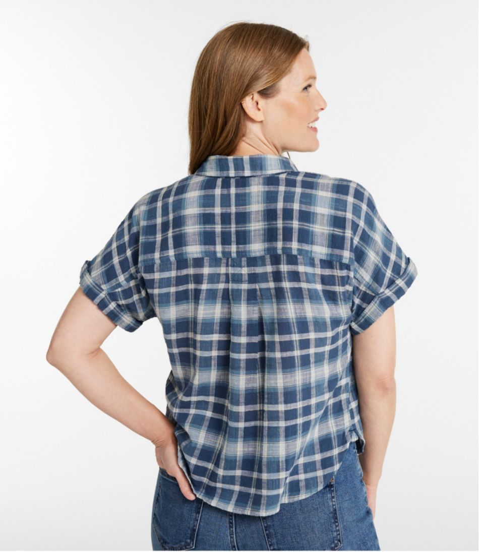 L.L.Bean Women's Day Breeze Shirt, Short-Sleeve Button-Front CLOTHING