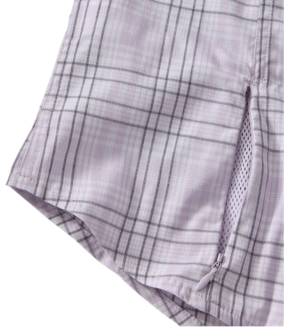 L.L.Bean Women's Tropicwear Shirt, Plaid Short-Sleeve CLOTHING|OUTDOOR EQUIPMENT