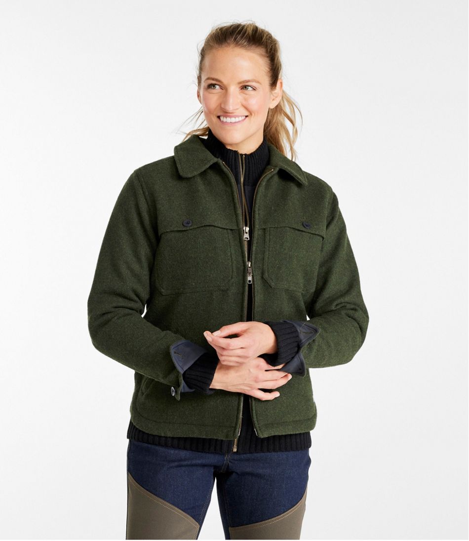 L.L.Bean Women's Maine Guide Zip Front Jac-Shirt with Primaloft CLOTHING|OUTDOOR EQUIPMENT