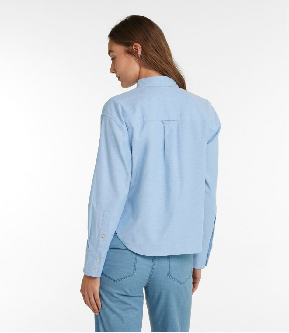 L.L.Bean Women's Signature Boyfriend Oxford Shirt CLOTHING|SALE