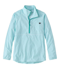 L.L.Bean Women's Everyday SunSmart® Woven Shirt, Quarter-Zip Pullover Colorblock CLOTHING|SALE