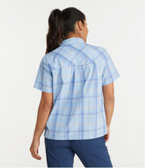 L.L.Bean Women's Everyday SunSmart® Woven Shirt, Short-Sleeve Plaid CLOTHING|SALE