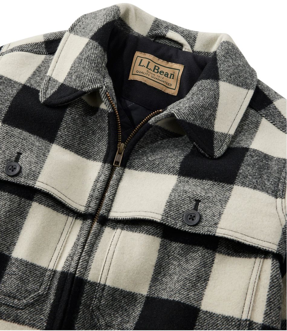 L.L.Bean Women's Maine Guide Zip Front Jac-Shirt with Primaloft, Plaid CLOTHING|OUTERWEAR|OUTDOOR EQUIPMENT