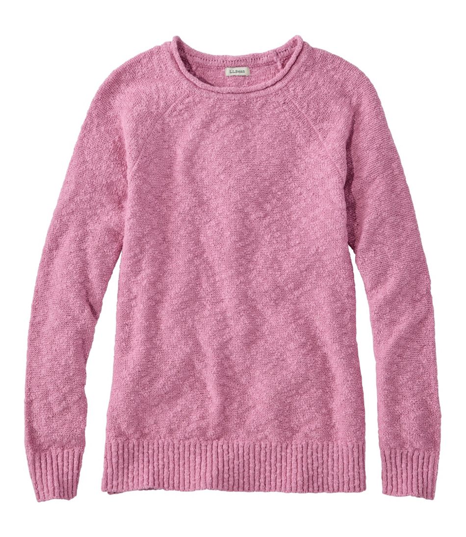 L.L.Bean Women's Midweight Cotton Slub Rollneck Pullover CLOTHING|SALE