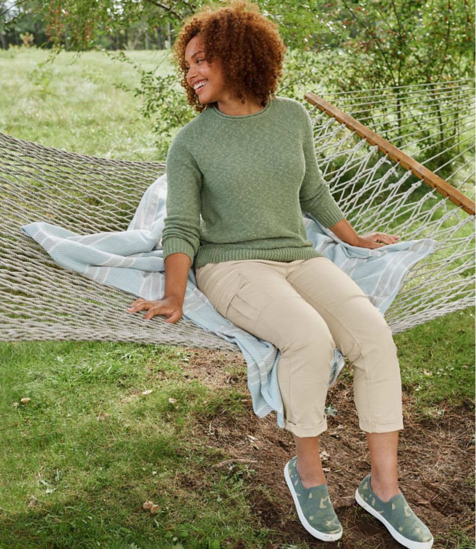L.L.Bean Women's Midweight Cotton Slub Rollneck Pullover CLOTHING|SALE