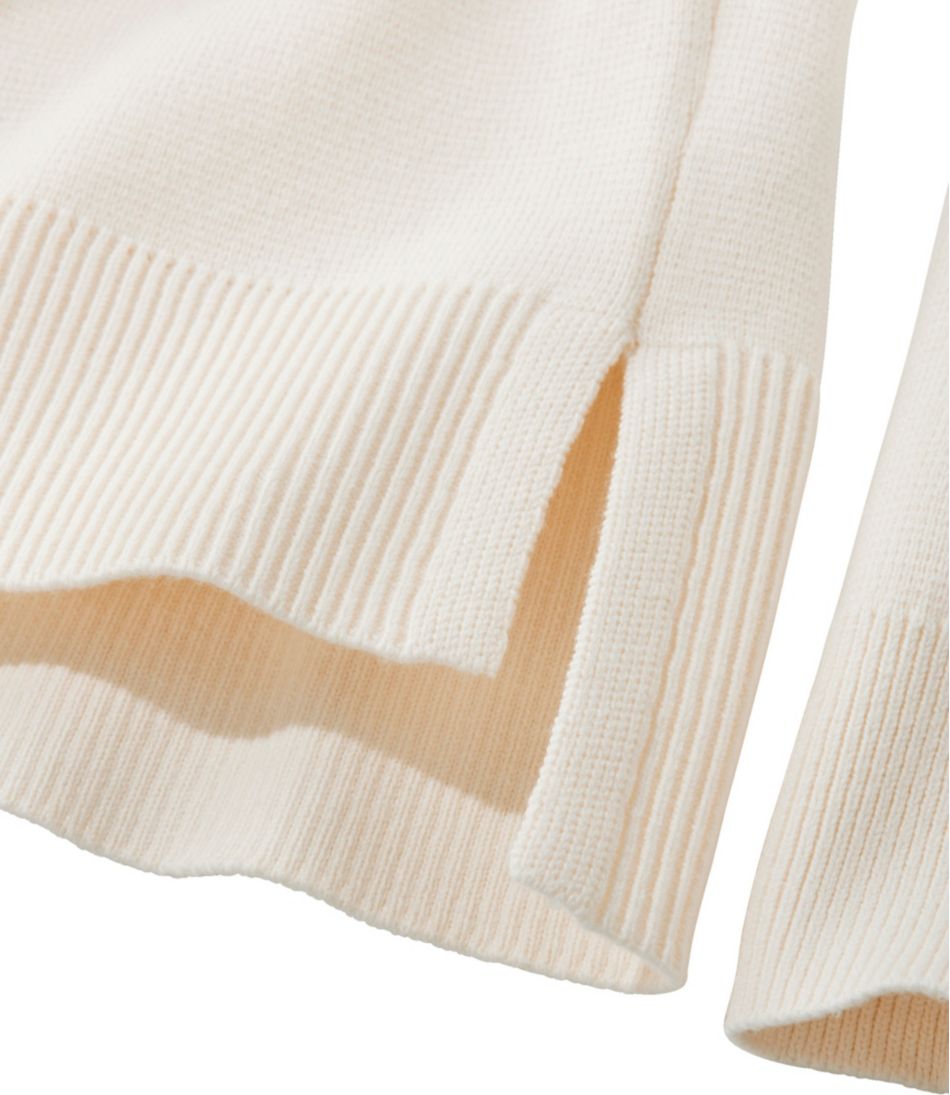 L.L.Bean Women's Wicked Soft Cotton/Cashmere Crewneck Sweater CLOTHING|SALE