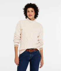 L.L.Bean Women's 1912 Heritage Wool Blend Mockneck Sweater CLOTHING|SALE