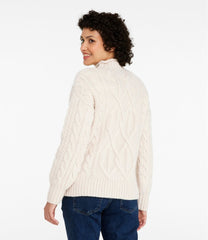 L.L.Bean Women's 1912 Heritage Wool Blend Mockneck Sweater CLOTHING|SALE