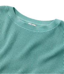 L.L.Bean Women's Sunwashed Waffle Sweater, Pullover CLOTHING|SALE