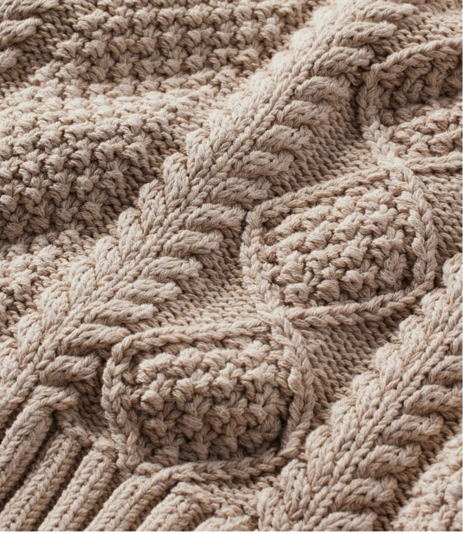 L.L.Bean Women's Signature Cotton Fisherman Sweater, Crewneck Novelty CLOTHING|SALE