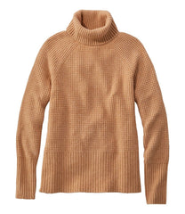 L.L.Bean Women's SuperSoft Waffle Sweater, Turtleneck CLOTHING|SALE