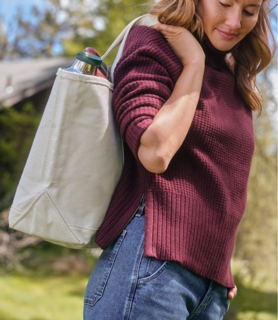 L.L.Bean Women's SuperSoft Waffle Sweater, Turtleneck CLOTHING|SALE