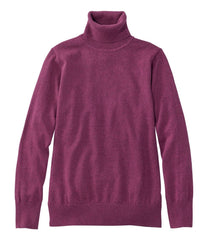 L.L.Bean Women's Cotton/Cashmere Sweater, Turtleneck CLOTHING|SALE
