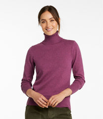 L.L.Bean Women's Cotton/Cashmere Sweater, Turtleneck CLOTHING|SALE