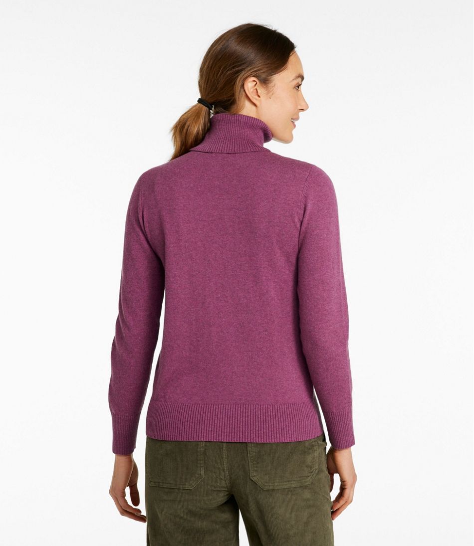 L.L.Bean Women's Cotton/Cashmere Sweater, Turtleneck CLOTHING|SALE