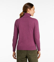 L.L.Bean Women's Cotton/Cashmere Sweater, Turtleneck CLOTHING|SALE