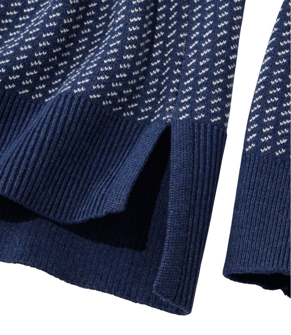 L.L.Bean Women's Wicked Soft Cotton/Cashmere Crewneck Sweater, Pattern CLOTHING
