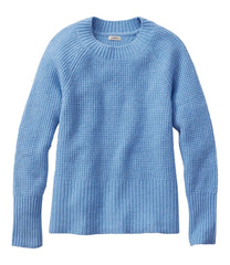 L.L.Bean Women's SuperSoft Waffle Sweater, Crewneck CLOTHING|SALE