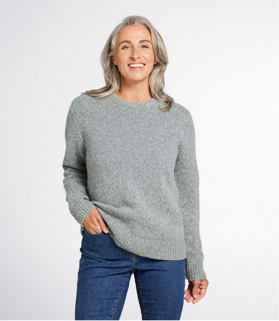 L.L.Bean Women's Bean's Classic Ragg Wool Sweater, Crewneck CLOTHING|SALE