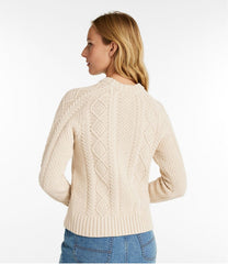 L.L.Bean Women's Signature Cotton Fisherman Sweater, Crewneck CLOTHING