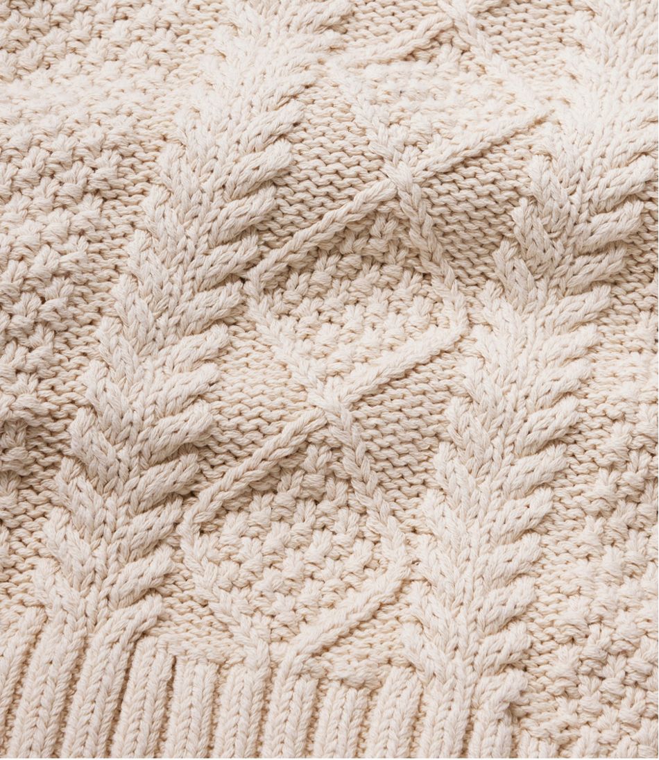 L.L.Bean Women's Signature Cotton Fisherman Sweater, Crewneck CLOTHING