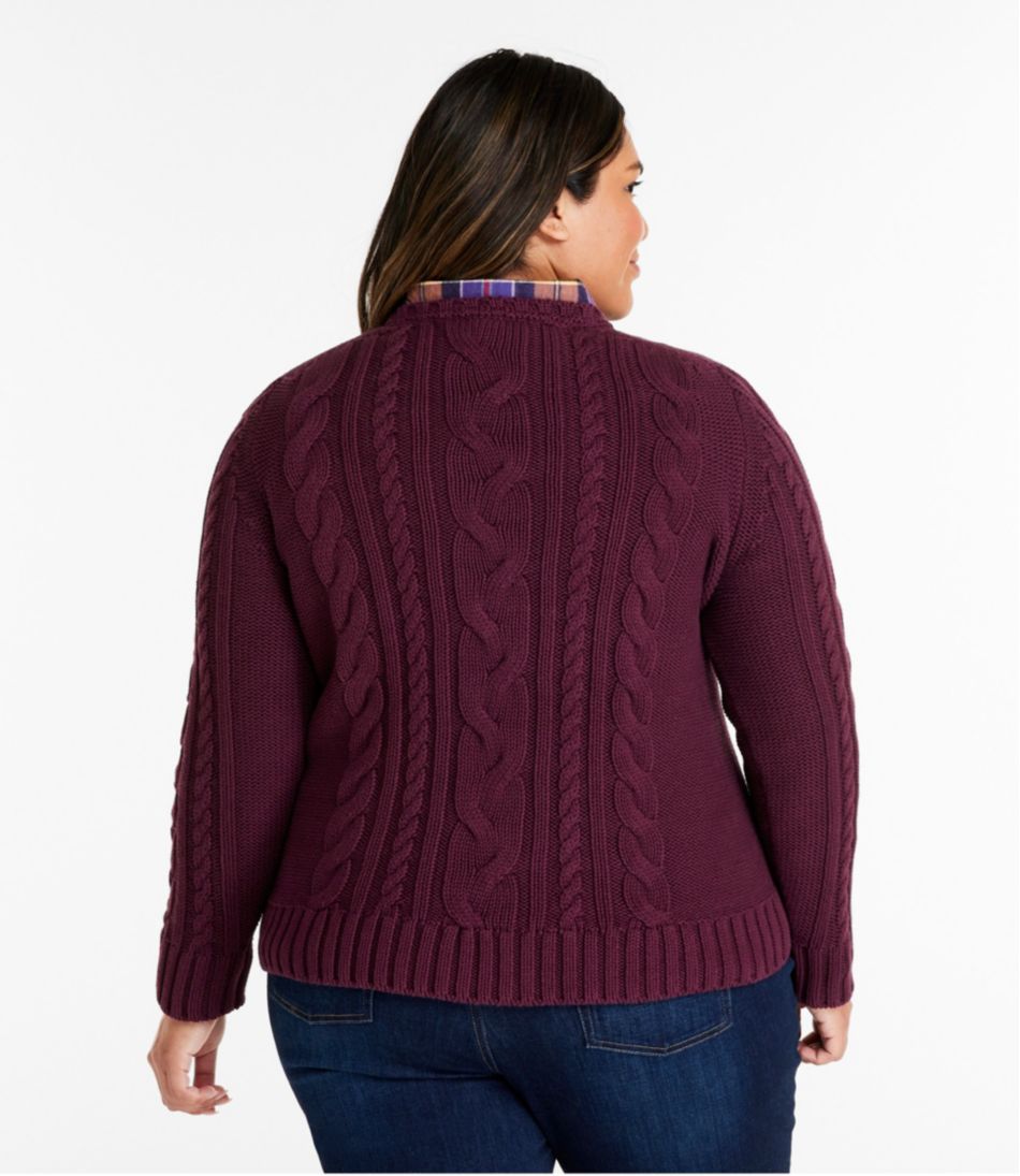 L.L.Bean Women's Double L® Cable Sweater, Crewneck CLOTHING|SALE