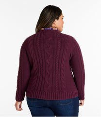 L.L.Bean Women's Double L® Cable Sweater, Crewneck CLOTHING|SALE